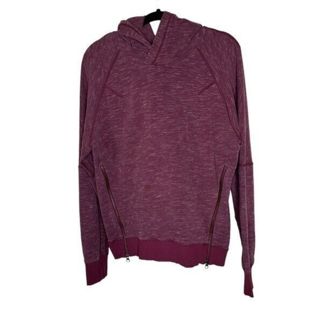 Lululemon Om & Roam Pullover Heathered Marled Rust Berry / Rust Berry Size 8 - Picture 2 of 9